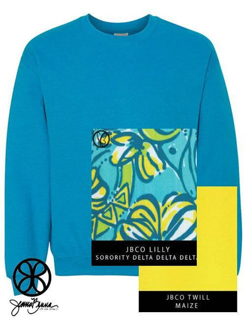 Her First Love is Delta Sigma Theta Sweatshirt – D'Vine Greek Apparel